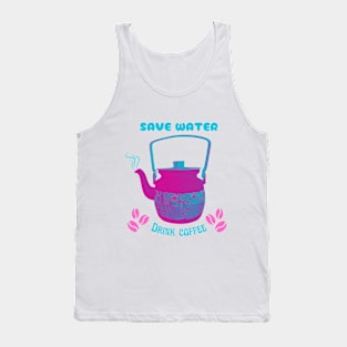 Coffee pot pop color Tank Top